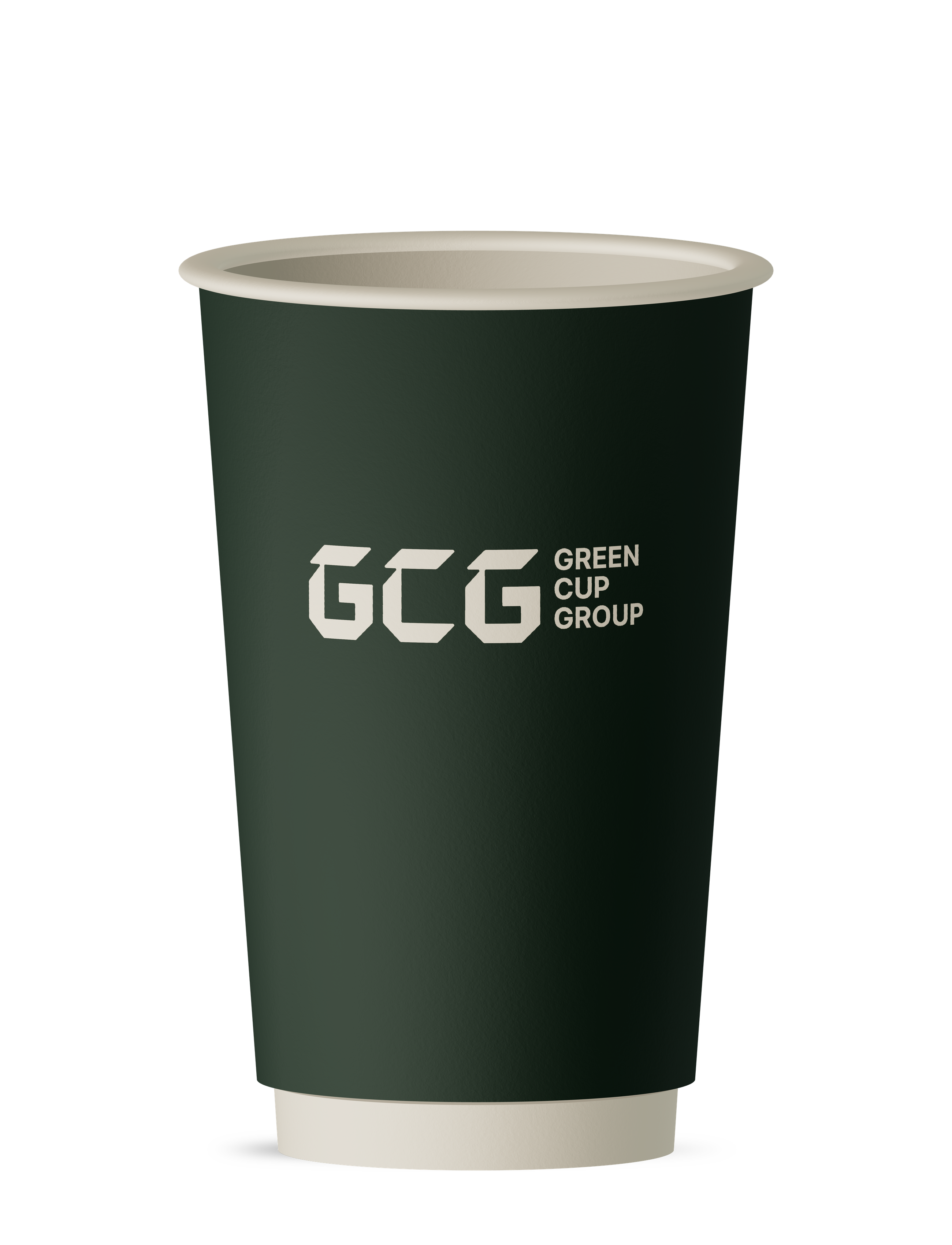 16oz double-wall cup, shown at the same scale as the other sizes